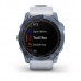 Fenix 7x Sapphire Solar Edition Titanio DLC azul mineral con correa blanco piedra