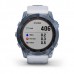 Fenix 7x Sapphire Solar Edition Titanio DLC azul mineral con correa blanco piedra