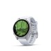 Fenix 8 - 43mm AMOLED Plata con correa de silicona blanco piedra