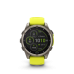 Fenix 8 – 47 mm, Solar, Sapphire Sapphire, Titanio con correa de silicona amarilla/grafito