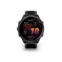 Forerunner 570 - 47mm Aluminio gris pizarra con correa en negro/negro traslúcido