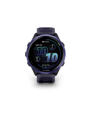Forerunner 570 - 47mm Aluminio índigo con correa en índigo/morado imperial traslúcido