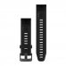 Correa para reloj (Fenix 5S Plus) QuickFit 20 (Negra, Silicon) *DESCONTINUADO*