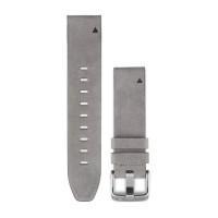 Correa para reloj QuickFit 20 (Cuero, Aterciopelado gris) *DESCONTINUADO*