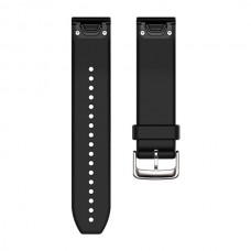 Correa para reloj QuickFit 22 (Silicona, Negra) *DESCONTINUADO*