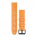 Correa para reloj (Fenix 5 Plus) Quickfit 22 (Naranja, Silicon) *DESCONTINUADO*
