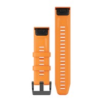 Correa para reloj (Fenix 5 Plus) Quickfit 22 (Naranja, Silicon) *DESCONTINUADO*