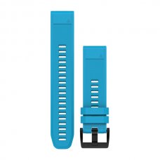 Correa para reloj QuickFit 22 (Silicona, Azul Cirro) *DESCONTINUADO*