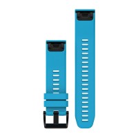 Correa para reloj QuickFit 22 (Silicona, Azul Cirro) *DESCONTINUADO*