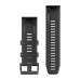 Correa para reloj (Fenix 5x Plus) Quickfit 26 (Negro, Silicon) *DESCONTINUADO*