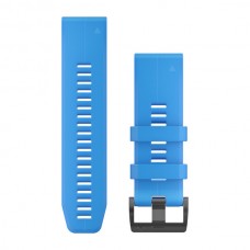 Correas de reloj QuickFit 26 Cyan Blue Silicone *DESCONTINUADO*