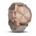 Vivomove HR Gold Rose Correa Cuero Gris (Premium) *DESCONTINUADO*