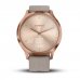Vivomove HR Gold Rose Correa Cuero Gris (Premium) *DESCONTINUADO*