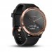 Vivomove HR Rose Gold Banda silicon Negra *DESCONTINUADO*