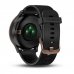 Vivomove HR Rose Gold Banda silicon Negra *DESCONTINUADO*