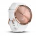Vivomove HR Dorado rosa con banda blanca de silicona *DESCONTINUADO*